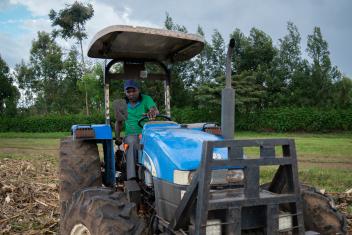 In Kenya, many smallholder farmers lack access to equipment. Hello Tractor is a digital platform that helps equipment owners, like Benson Kareithi, rent out their hardware to farmers. AgriFin has been supporting Hello Tractor in building a business model, payment systems, and best practices for tractor operation.